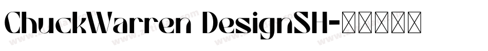 ChuckWarren DesignSH字体转换